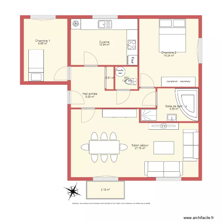 BI 1331 GASSER. Plan de 