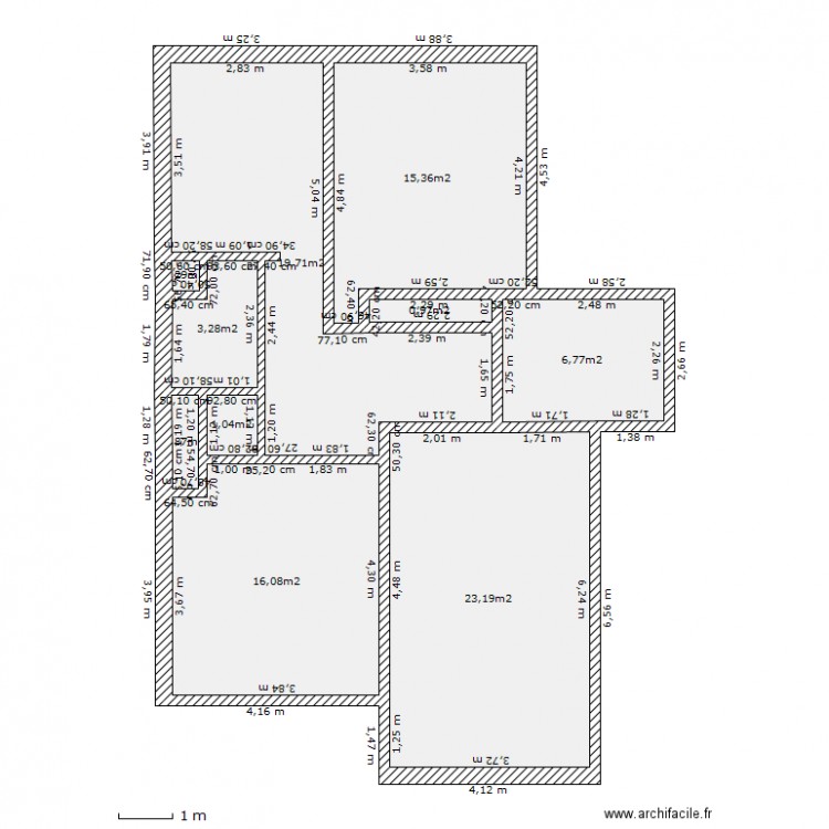 ceinture 25.1er 3. Plan de 0 pièce et 0 m2