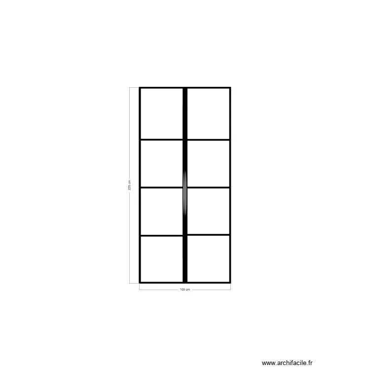 Porte Chambre 16 nov. Plan de 