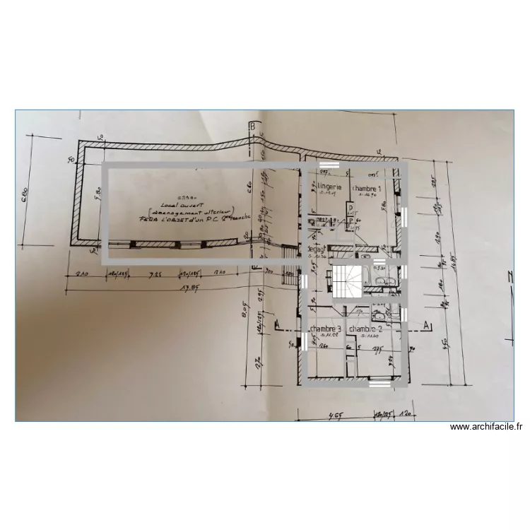 Macieira niv 2 plan. Plan de 