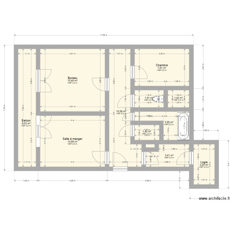 Plan Appartement Istres. Plan de 0 pièce et 0 m2