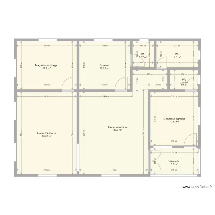 Plan local technique Rostand. Plan de 