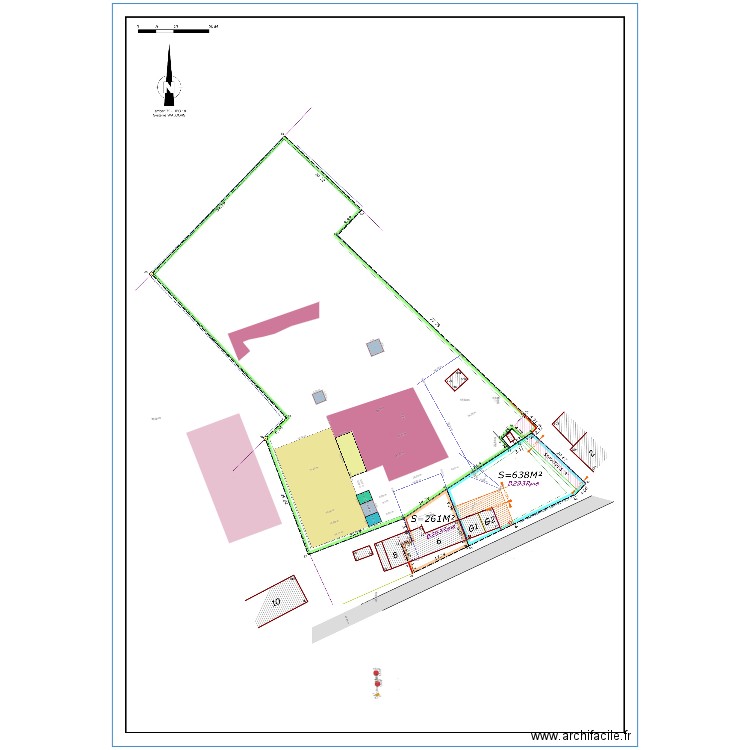 PLAN J. Plan de 0 pièce et 0 m2