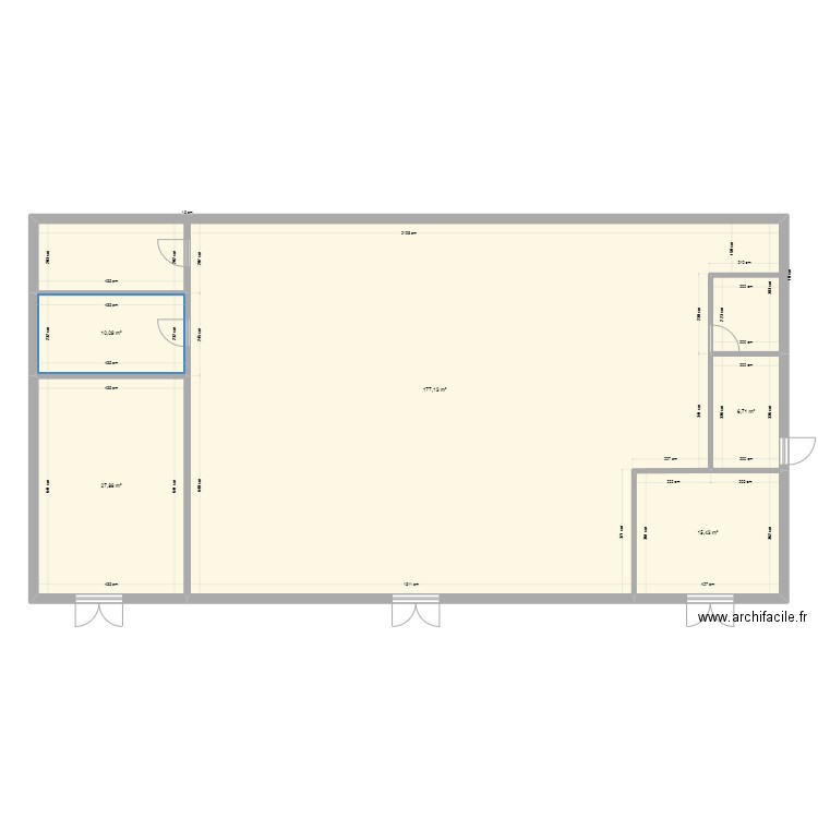 RHCV - L'Orée . Plan de 5 pièces et 237 m2