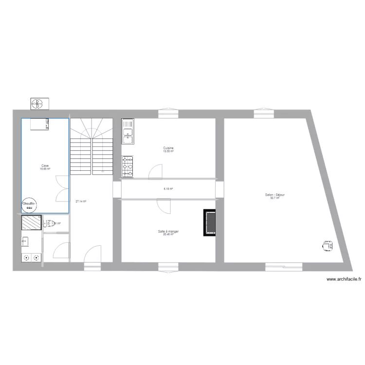 Lapalud Aprés travaux. Plan de Lapalud Aprés travaux. Plan de