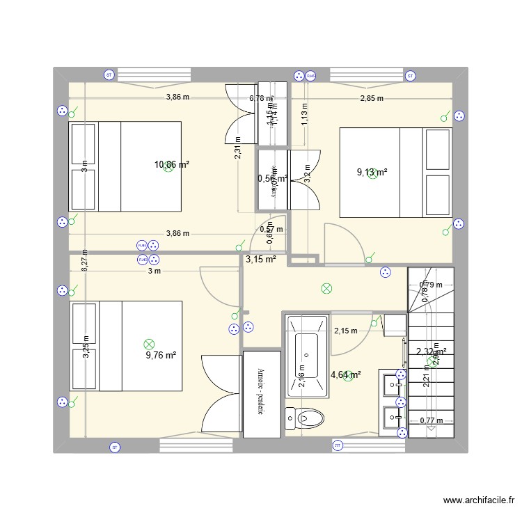 Le 13. Plan de 0 pièce et 0 m2