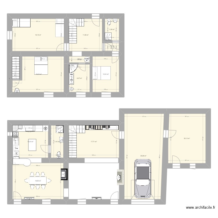 pradelle. Plan de 0 pièce et 0 m2