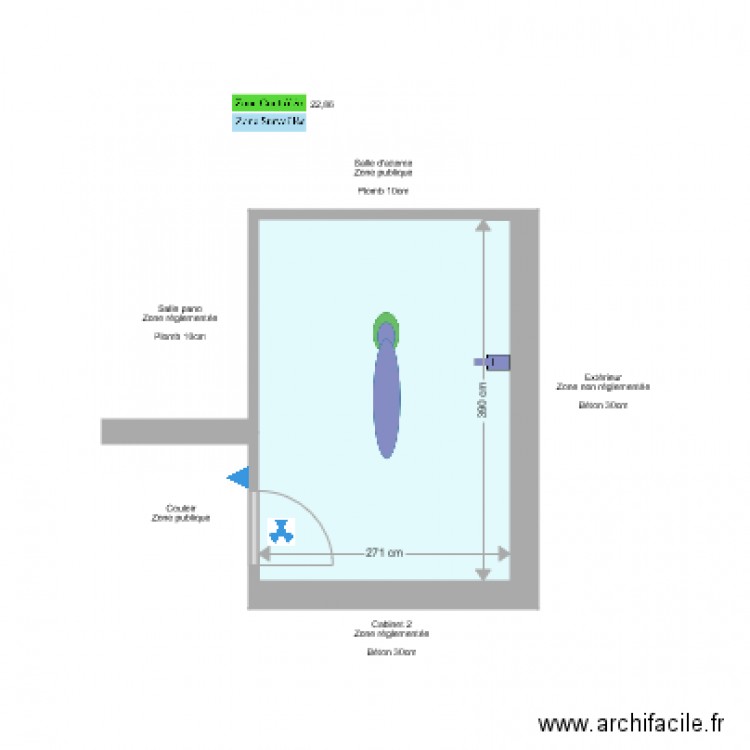 BRAMI VILLEJUIF Cabinet 1. Plan de 0 pièce et 0 m2