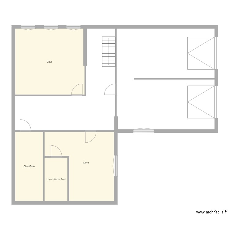 Croquis DESCHATRES BAPST Sous sol. Plan de 0 pièce et 0 m2