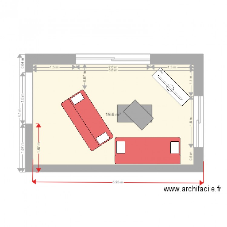 salon 9. Plan de 0 pièce et 0 m2