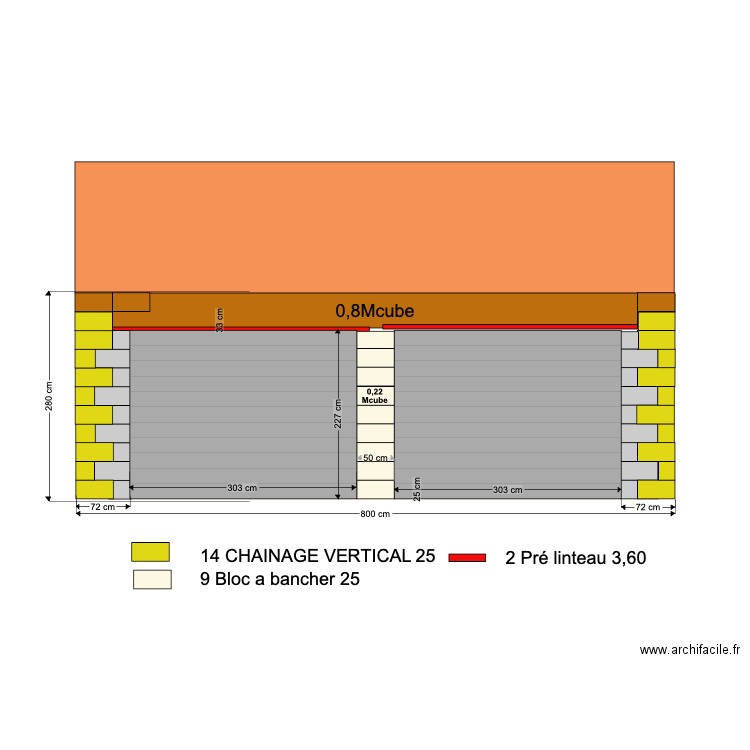 facade 2. Plan de 0 pièce et 0 m2