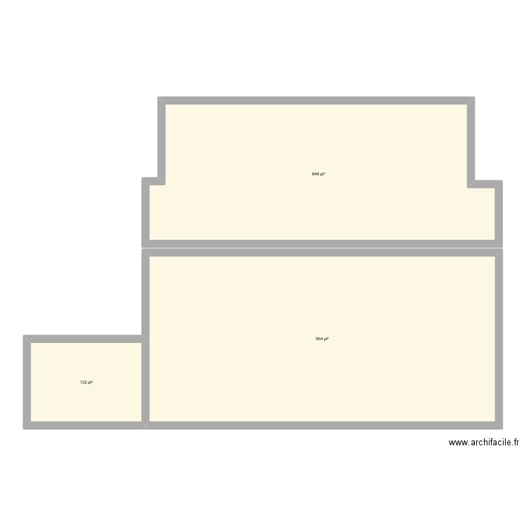 Chalet 1. Plan de 3 pièces et 152 m2