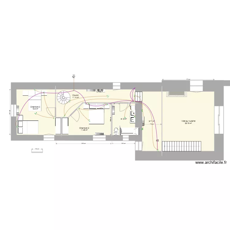 Bourg 19 SANS R1B R2 cuisine provisoire#3. Plan de Bourg 19 SANS R1B R2 cuisine provisoire#3. Plan de