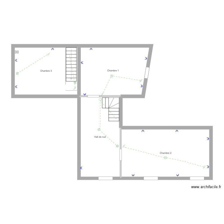 Plan étage. Plan de 0 pièce et 0 m2