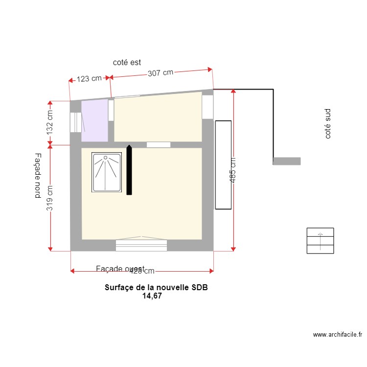 2eme. Plan de 0 pièce et 0 m2