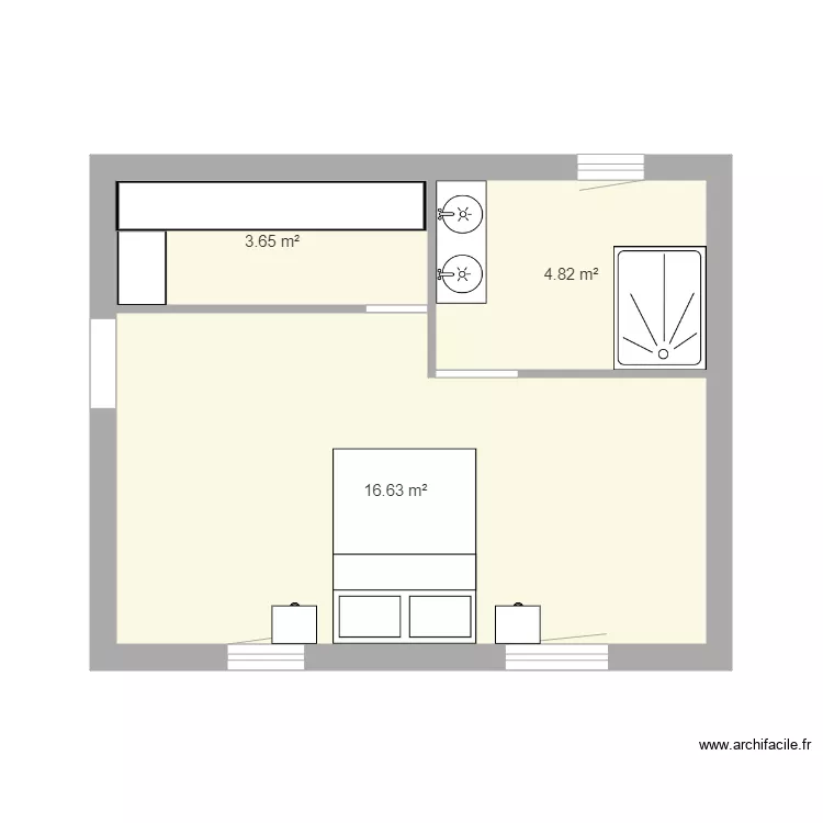 chambre 2. Plan de chambre 2. Plan de