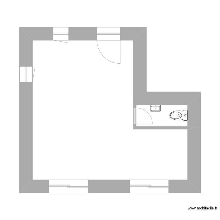 sejour rdc. Plan de 0 pièce et 0 m2