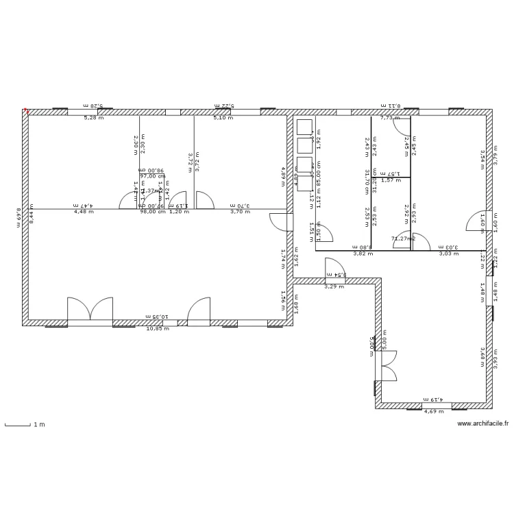 Maison Chuzelles nuit haut bureau 2. Plan de Maison Chuzelles nuit haut bureau 2. Plan de