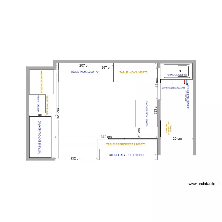 LA PETITE TENDANCE. Plan de 