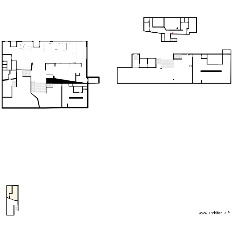  resto Friends st denis. Plan de 31 pièces et 1686 m2