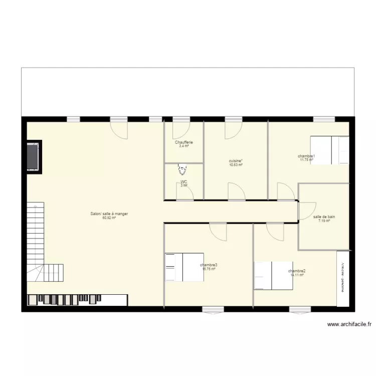 chantier vouzon. Plan de 