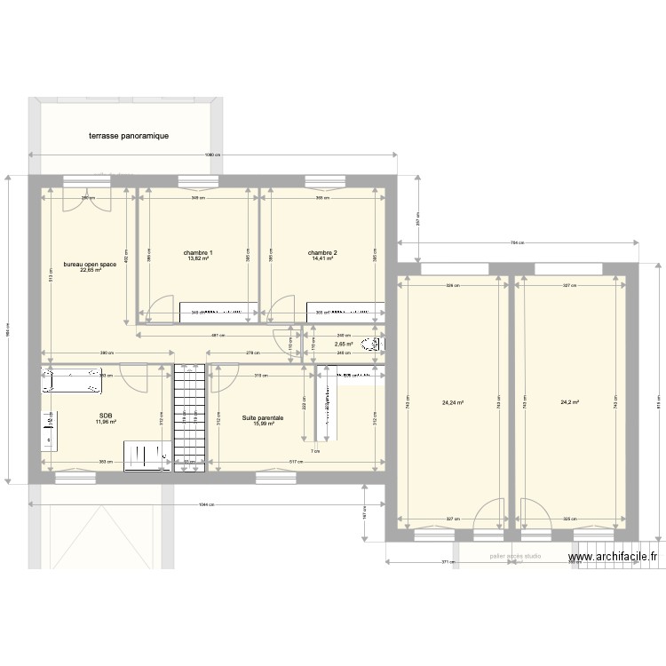 plan youf V1. Plan de 0 pièce et 0 m2