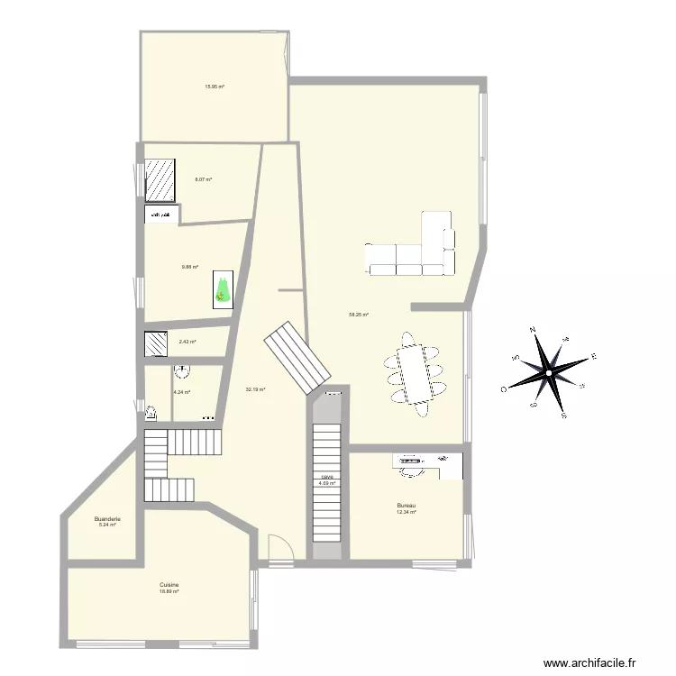 plan maison. Plan de 