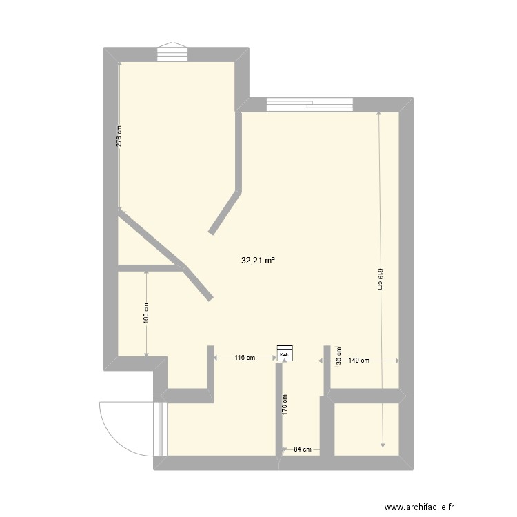 app pontaillac. Plan de 0 pièce et 0 m2