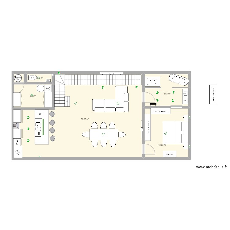 Loft. Plan de 0 pièce et 0 m2