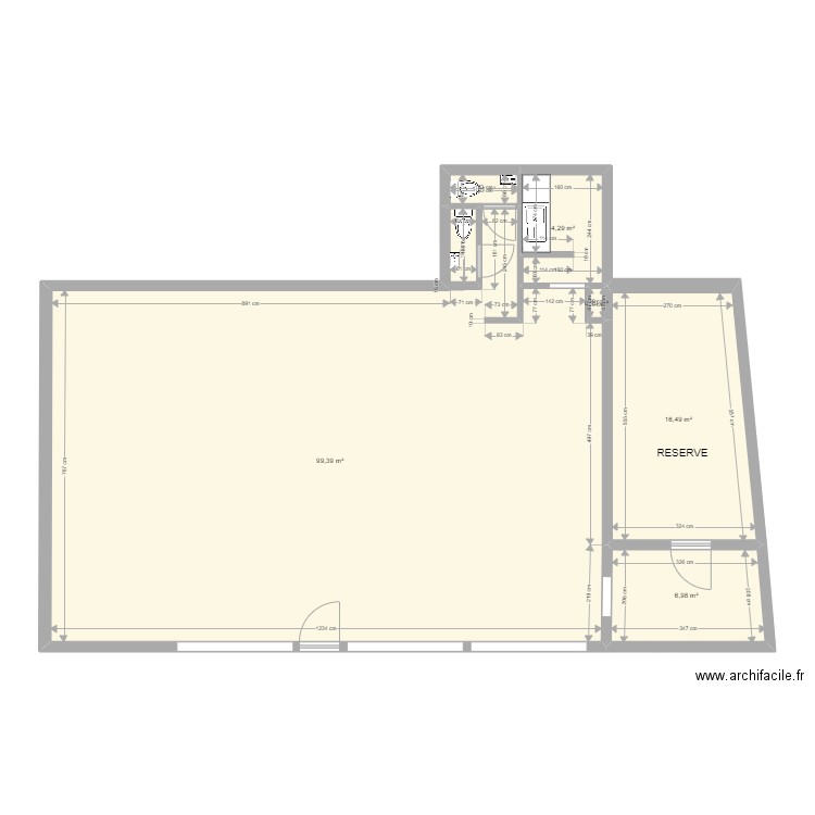 RDC POSTE 13. Plan de 0 pièce et 0 m2