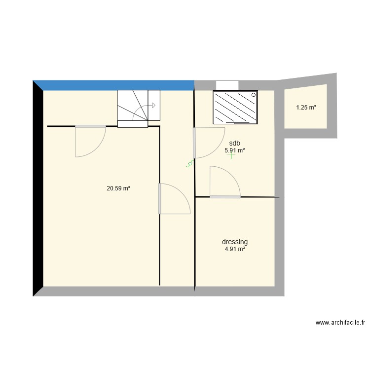 etage maison. Plan de 0 pièce et 0 m2