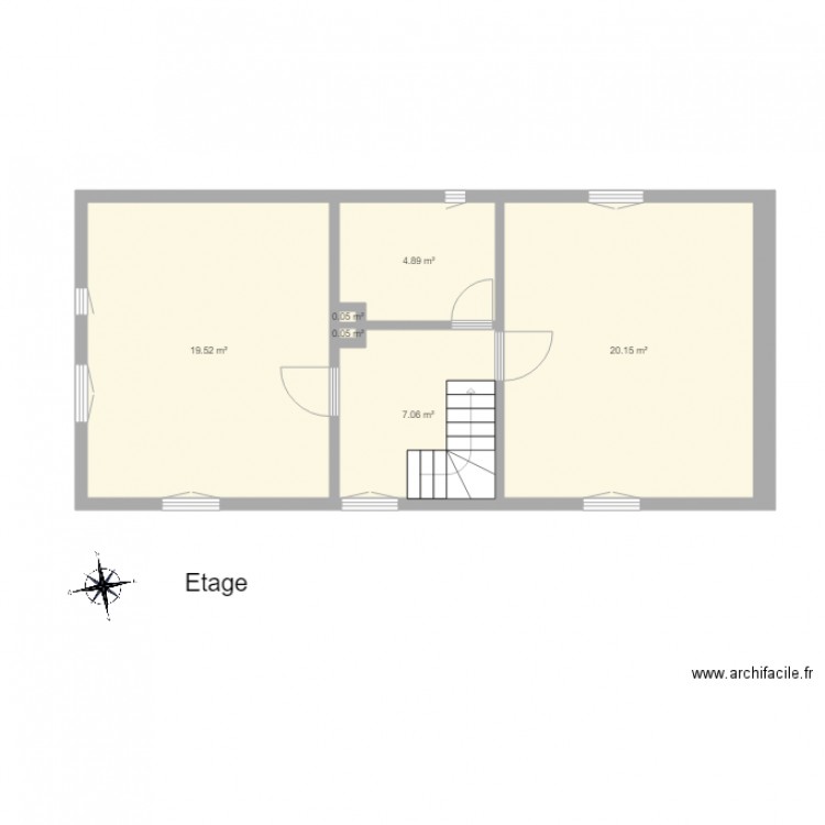 Bornert Manuel Etage Vierge actuel. Plan de 0 pièce et 0 m2