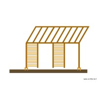 pergola avec lattes