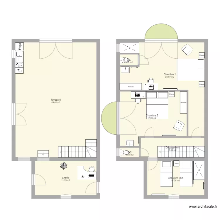 NevezExtensionAmmenage. Plan de 