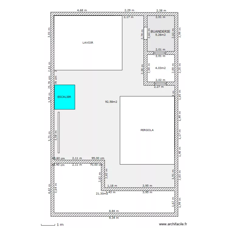 TERRASSE. Plan de TERRASSE. Plan de