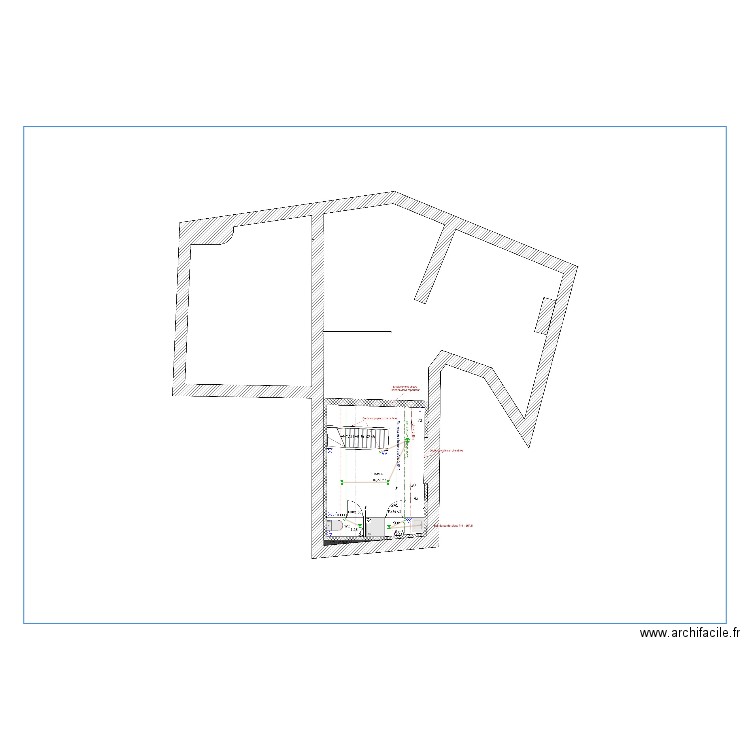 Etage Duplex. Plan de 0 pièce et 0 m2