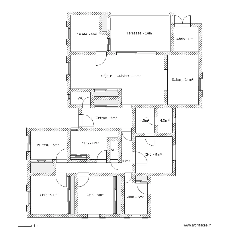 Maison. Plan de Maison. Plan de