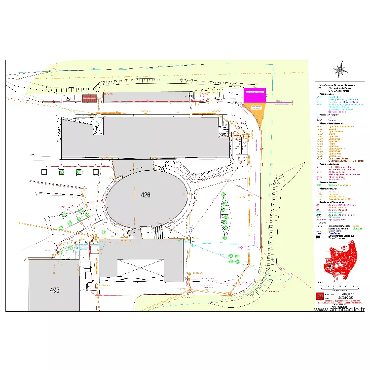 Dallage ICSM. Plan de 