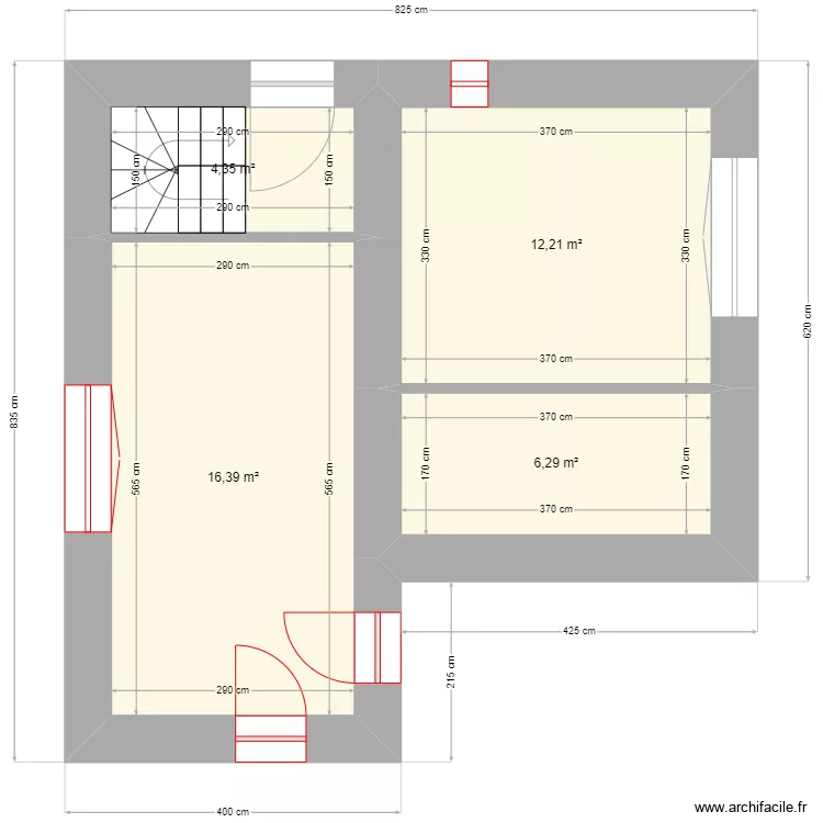 Vircondelet. Plan de 