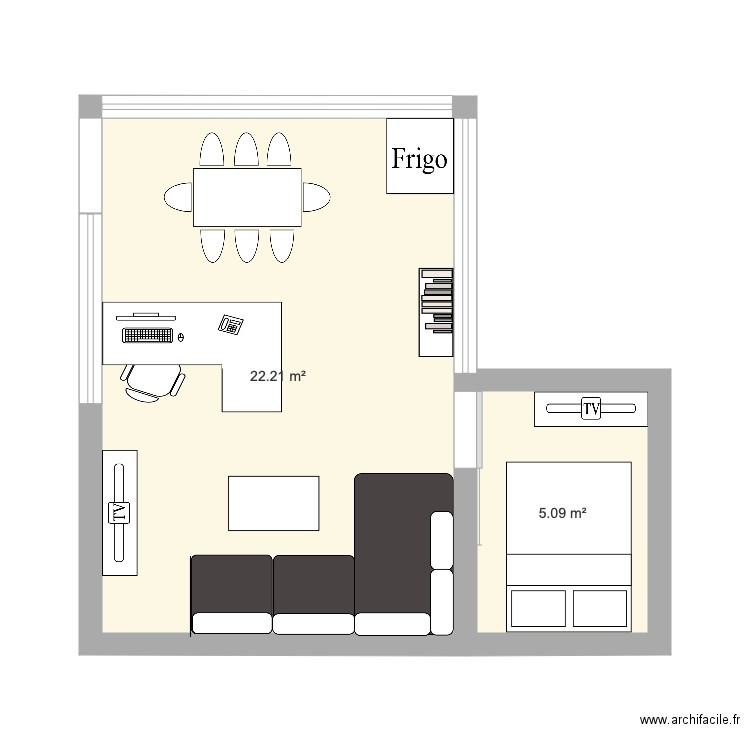 BUREAU 3. Plan de 0 pièce et 0 m2