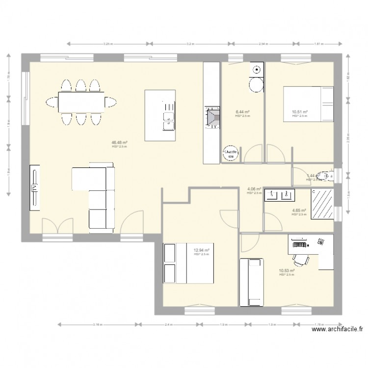 penot. Plan de 0 pièce et 0 m2