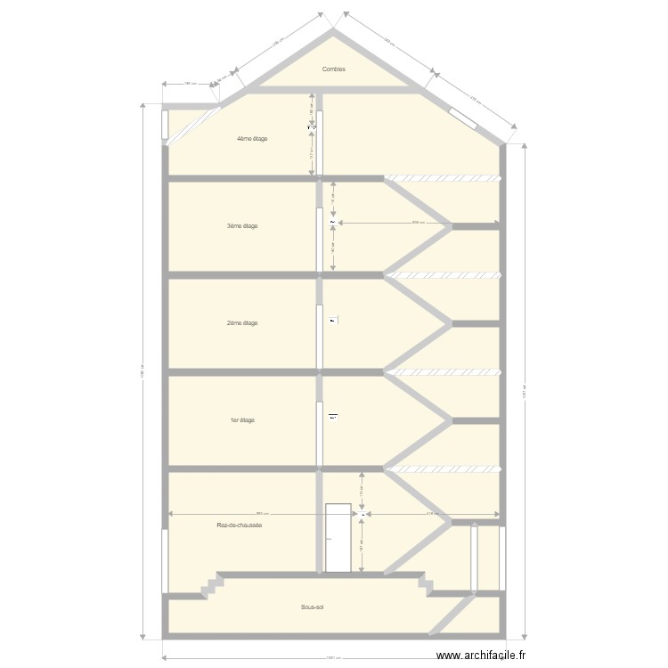 Plan de coupe Serhan 5. Plan de 0 pièce et 0 m2