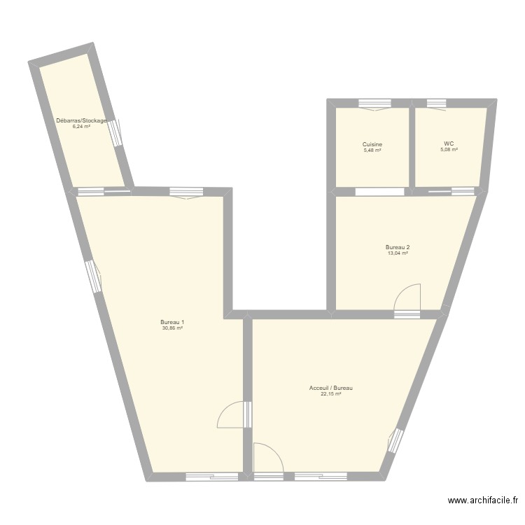 2 Place des arènes. Plan de 0 pièce et 0 m2