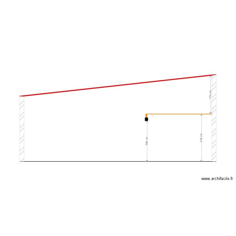 mezzanine. Plan de 0 pièce et 0 m2