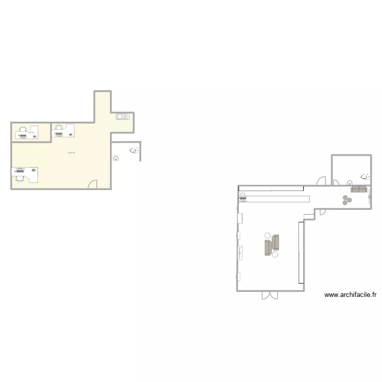 BIT Bazas. Plan de 4 et 140 m² BIT Bazas. Plan de 4 et 140 m²