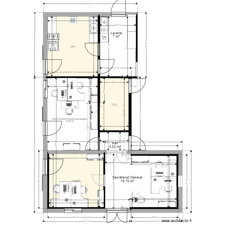 Bureaux club house 10. Plan de 0 pièce et 0 m2