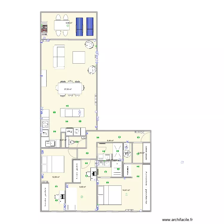 Santa Barbara Cotes V15. Plan de 
