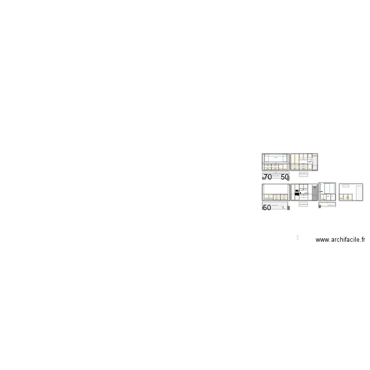 Cocina. Plan de 0 pièce et 0 m2
