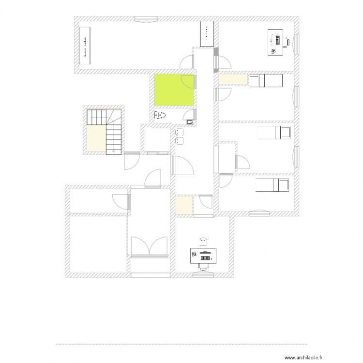 RAVISY plan masse. Plan de 0 pièce et 0 m2