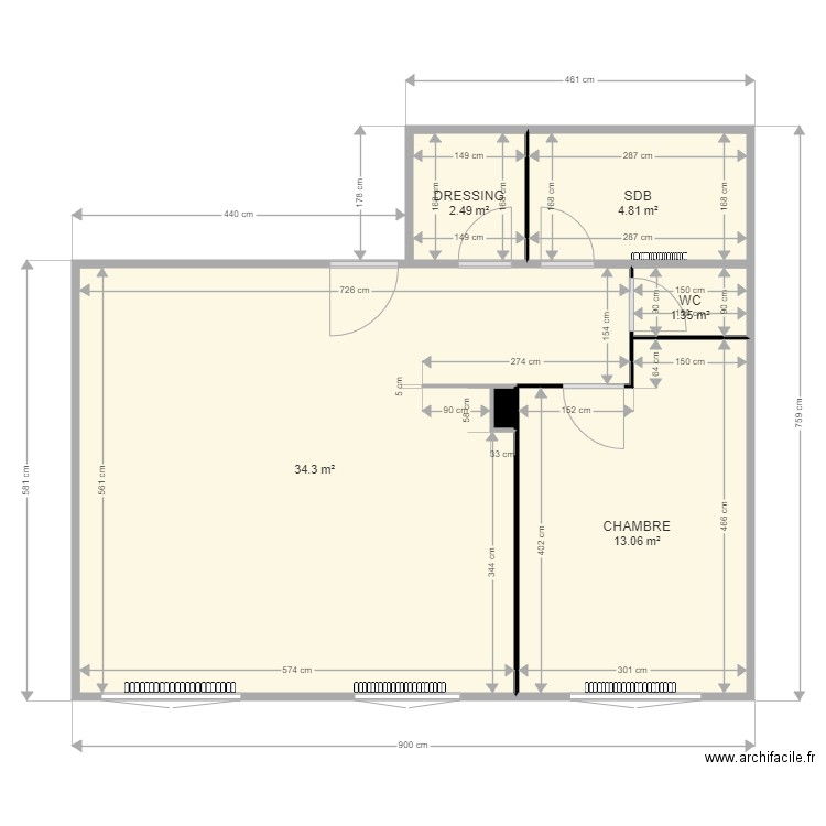 PROJET DUTILLEUL 1. Plan de 0 pièce et 0 m2